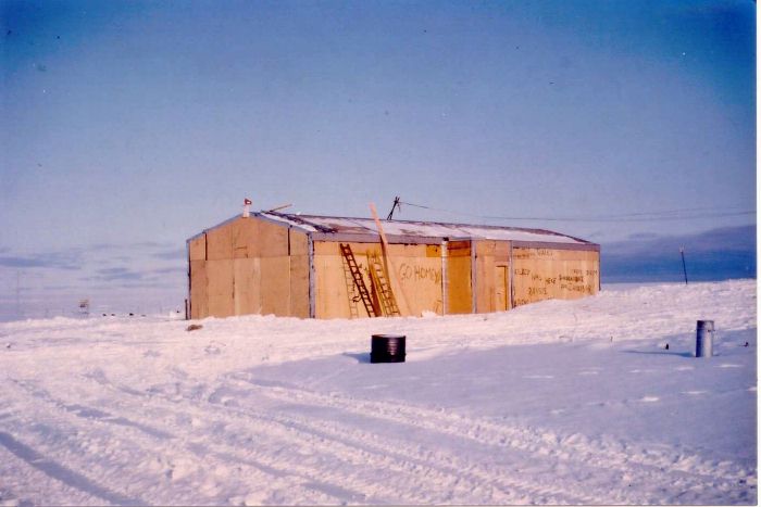 The new hut, 1964